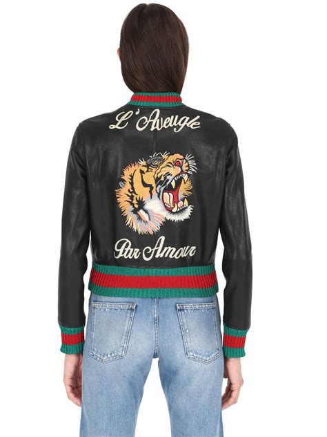 gucci jacket bomber replica|gucci bomber jacket tiger.